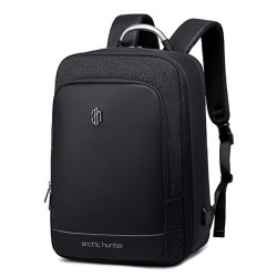 ARCTIC HUNTER τσάντα πλάτης B00227L με θήκη laptop 17", 41L, USB, μαύρη