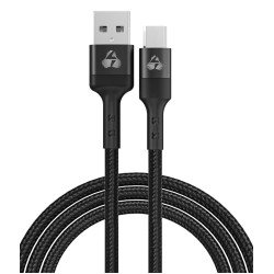 POWERTECH καλώδιο USB σε Micro USB PTR-0125, 12W 2.4A, copper, 1m, μαύρο