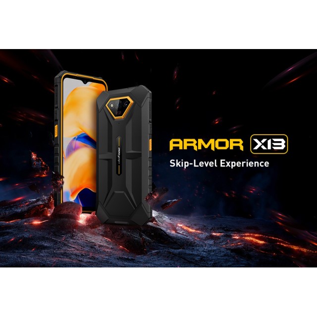 ULEFONE smartphone Armor X13, 6.52", 6GB, 64GB, 6320mAh, μαύρο