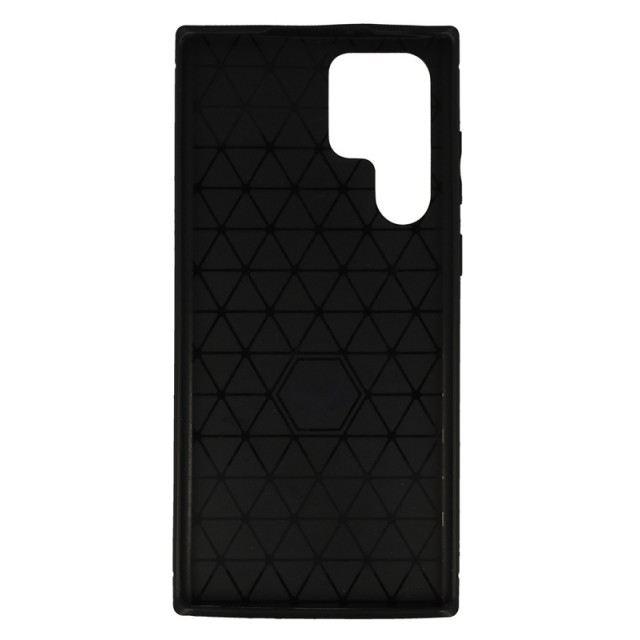 POWERTECH θήκη Carbon MOB-1876 για Samsung Galaxy S23 Ultra, μαύρη