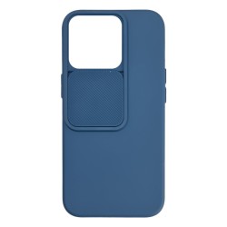 POWERTECH Θήκη Camshield Soft MOB-1885 για iPhone 15 Pro, μπλε