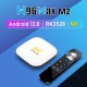 H96 TV Box Μ2, 8K, RK3528, 4/64GB, WiFi 6, Android 13, voice assistant