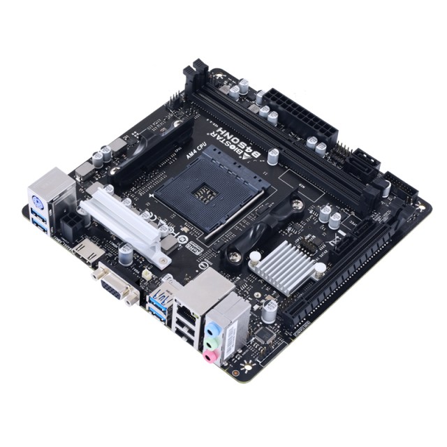 BIOSTAR μητρική B450NH, 2x DDR4, AM4, MiniITX, GbE LAN, Ver. 6.0