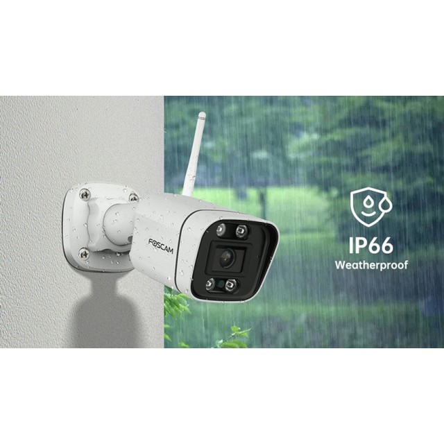 FOSCAM smart IP κάμερα V5P, 5MP 3K, 6x zoom, WiFi, IP66, Onvif, μαύρη