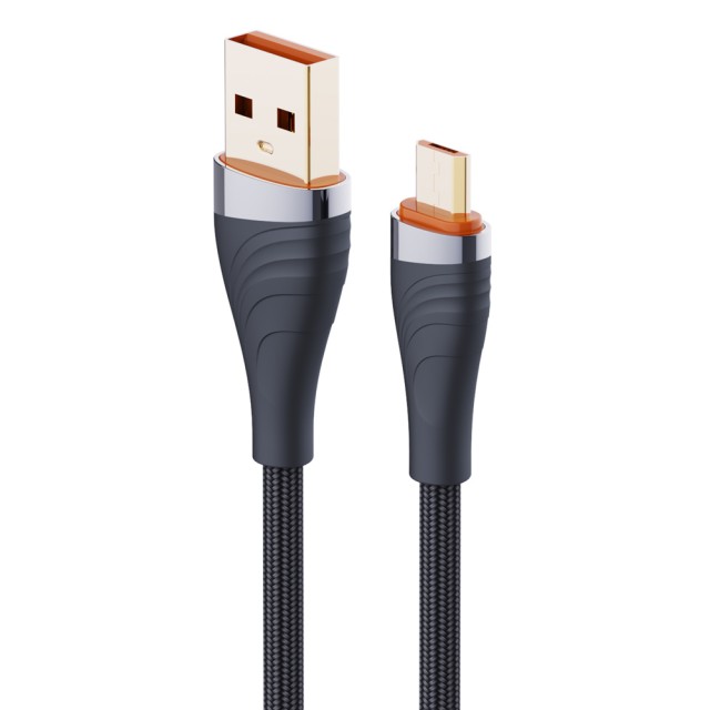 LDNIO καλώδιο micro USB σε USB LS691, 30W, 1m, γκρι