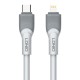 LDNIO καλώδιο Lightning σε USB-C LC601I, 30W PD, 1m, γκρι