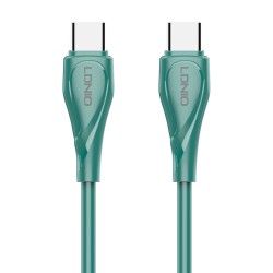 LDNIO καλώδιο USB-C σε USB-C LC611C, 65W PD, 1m, πράσινο