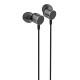 LDNIO earphones με μικρόφωνο HP04, 3.5mm σύνδεση, Φ10mm, 1.2m, γκρι