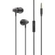 LDNIO earphones με μικρόφωνο HP05, 3.5mm σύνδεση, Φ10mm, 1.2m, γκρι