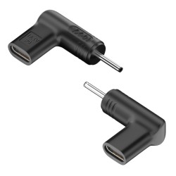 POWERTECH αντάπτορας τροφοδοσίας YX-01, USB-C σε Samsung 3x1.1mm, μαύρος