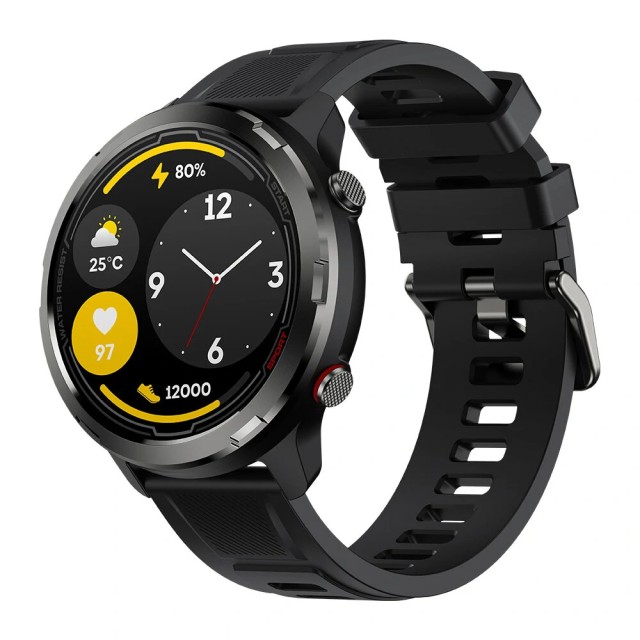 ZEBLAZE smartwatch Stratos 2 Lite, heart rate, 1.32", GPS, 5 ATM, μαύρο