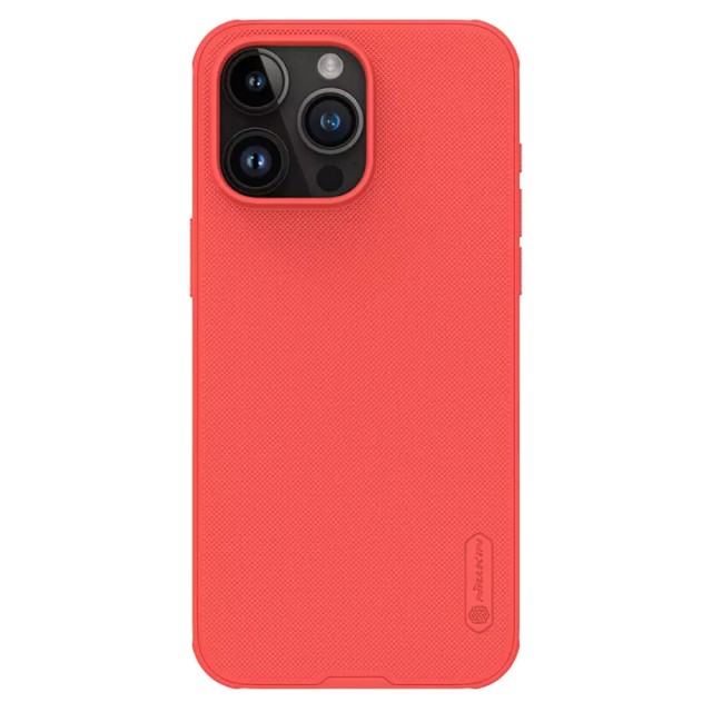 NILLKIN θήκη Super Frosted Shield Pro για iPhone 15 Pro Max, κόκκινη