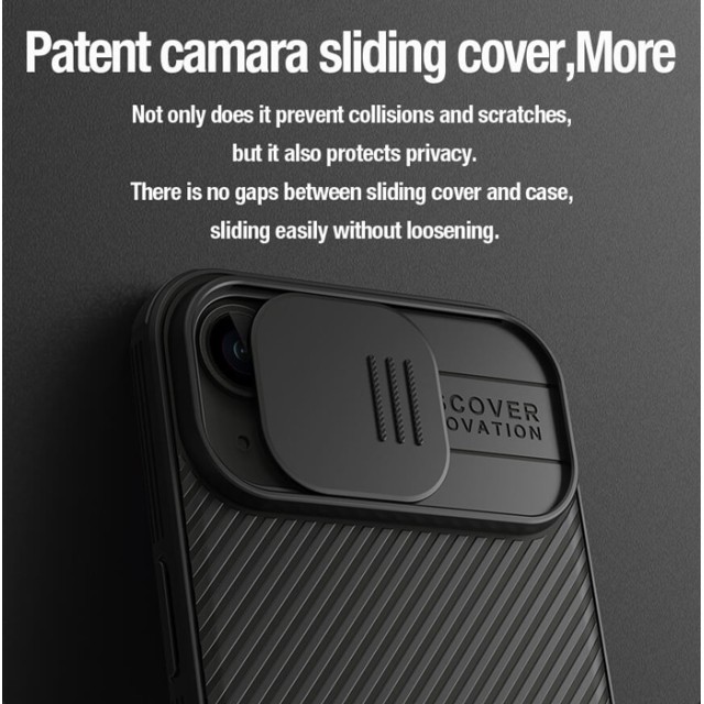 NILLKIN θήκη CamShield Pro Magnetic για iPhone 15, μπλε