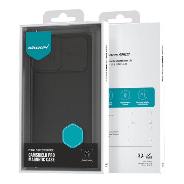 NILLKIN θήκη CamShield Pro Magnetic για iPhone 15, μπλε