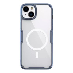 NILLKIN θήκη Nature Pro Magnetic για iPhone 15 Plus, διάφανη-μπλε