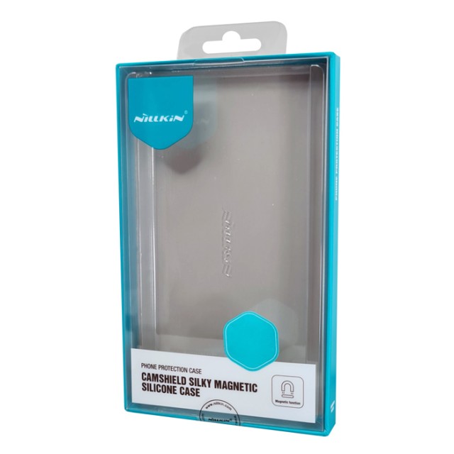 NILLKIN θήκη CamShield Silky Magnetic Silicone για iPhone 15, μαύρη