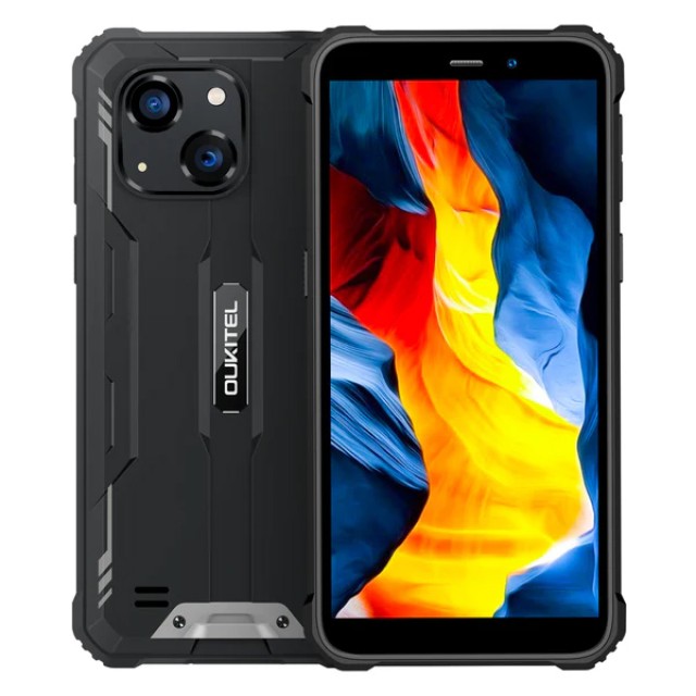 OUKITEL smartphone WP32, 6", 4/128GB, IP68/IP69K, 6300mAh, μαύρο