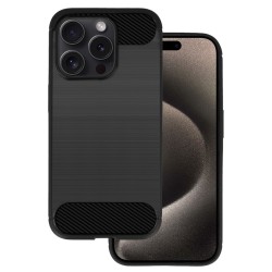 POWERTECH θήκη Carbon MOB-1930 για iPhone 15 Pro Max, μαύρη