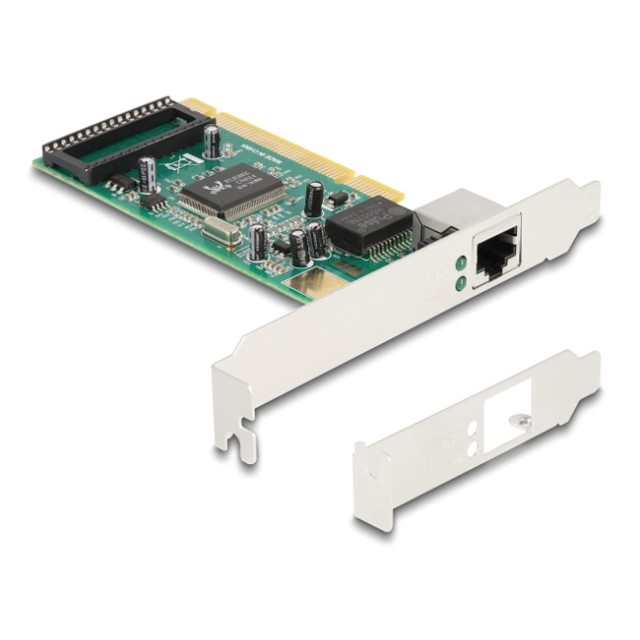 DELOCK κάρτα επέκτασης PCI σε 1x RJ45 Gigabit 88084, 1000Mbps