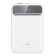 USAMS power bank US-CD214, 2x έξοδοι, wireless, 10000mAh, 20W, λευκό