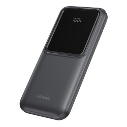 USAMS power bank US-CD194 με καλώδια, 5x έξοδοι, 10000mAh, 10W, μαύρο