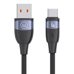 USAMS καλώδιο USB-C σε USB US-SJ630, 66W, 480Mbps, 1.2m, μαύρο