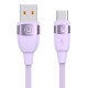 USAMS καλώδιο USB-C σε USB US-SJ630, 66W, 480Mbps, 1.2m, μωβ