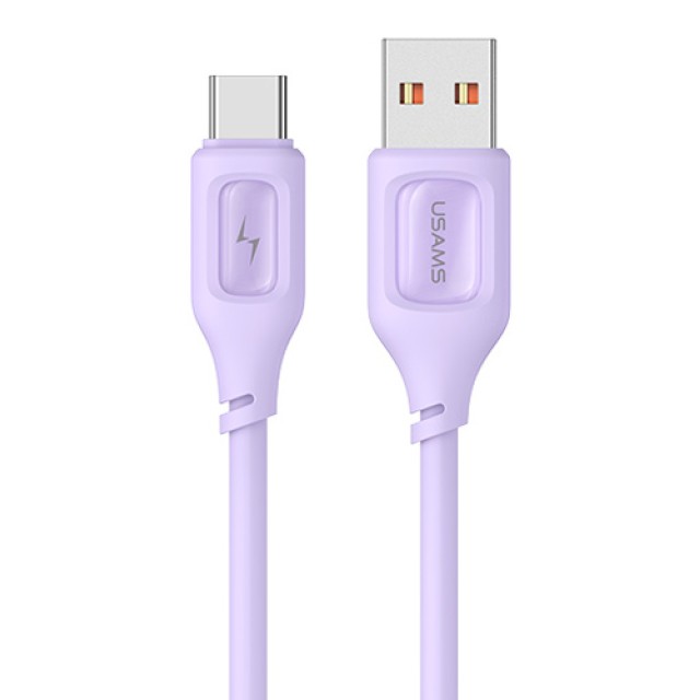 USAMS καλώδιο USB-C σε USB US-SJ619, 15W, 1m, μωβ