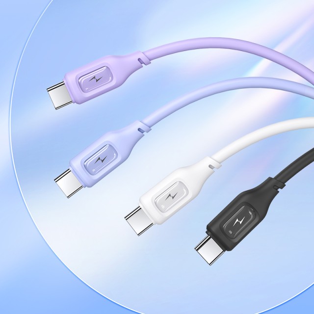 USAMS καλώδιο USB-C σε USB US-SJ619, 15W, 1m, μωβ