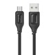 USAMS καλώδιο micro USB σε USB US-SJ620, 10W, 1m, μαύρο