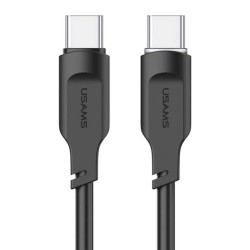 USAMS καλώδιο USB-C σε USB-C US-SJ567, 100W PD, 1.2m, μαύρο