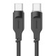 USAMS καλώδιο USB-C σε USB-C US-SJ567, 100W PD, 1.2m, μαύρο