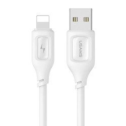 USAMS καλώδιο Lightning σε USB US-SJ618, 12W, 1m, λευκό