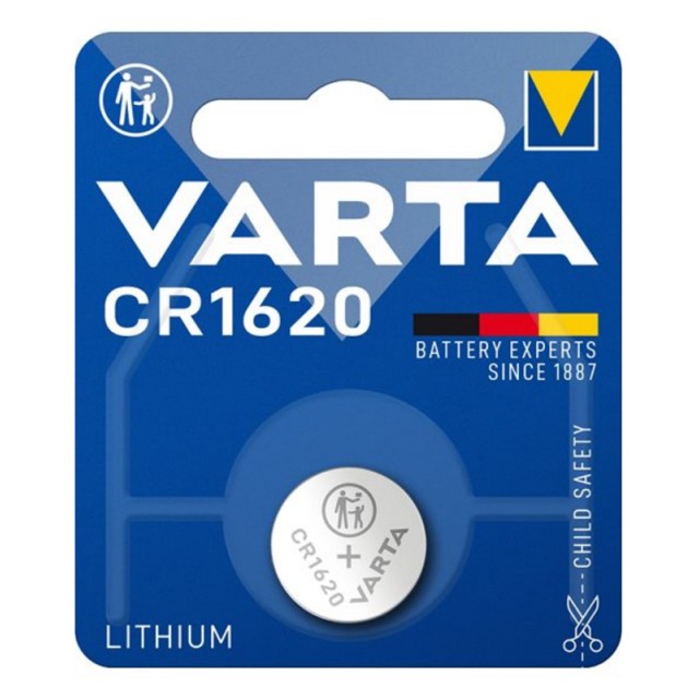 VARTA μπαταρία λιθίου CR1620, 3V, 1τμχ