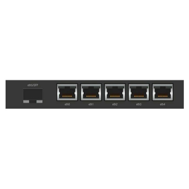 UBIQUITI router EdgeRouter X SFP, 5-Port Gigabit PoE, 1000Mbps, 50W