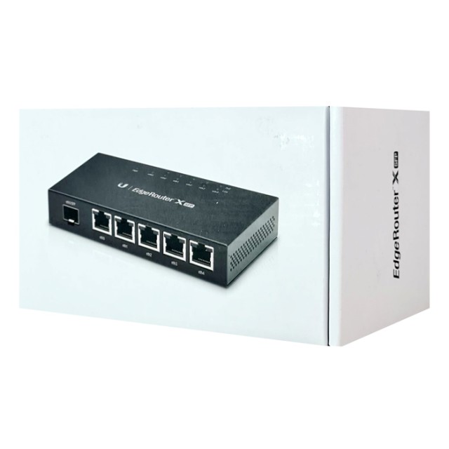 UBIQUITI router EdgeRouter X SFP, 5-Port Gigabit PoE, 1000Mbps, 50W