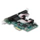 DELOCK κάρτα επέκτασης PCIe σε 4x RS-232 90410, 115.2Kbps