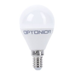 OPTONICA LED λάμπα G45 1405, 8W, 4500K, 710lm, E14