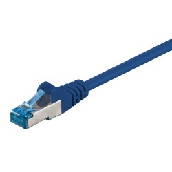 GOOBAY καλώδιο δικτύου 94130, CAT 6A S/FTP (PiMF), CCA, 0.25m, μπλε