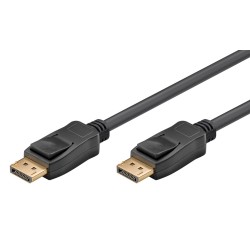 GOOBAY καλώδιο DisplayPort 64797, 8K/60Hz, 32.4 Gbps, 1m, μαύρο