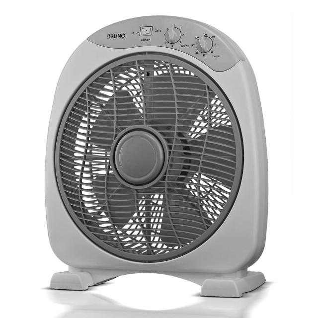 BRUNO ανεμιστήρας Box Fan BRN-0184, επιτραπέζιος/δαπέδου, 38W 32cm, γκρι