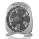 BRUNO ανεμιστήρας Box Fan BRN-0184, επιτραπέζιος/δαπέδου, 38W 32cm, γκρι