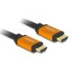 DELOCK καλώδιο HDMI 85728, 8K/60Hz, 48 Gbps, eARC, HDR, 1.5m, μαύρο