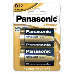 PANASONIC αλκαλικές μπαταρίες Alkaline Power, D/LR20, 1.5V, 2τμχ