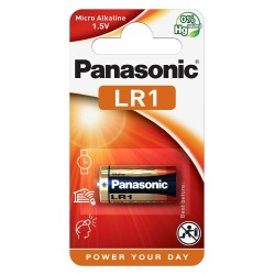 PANASONIC αλκαλική μπαταρία, Lady/LR1, 1.5V, 1τμχ