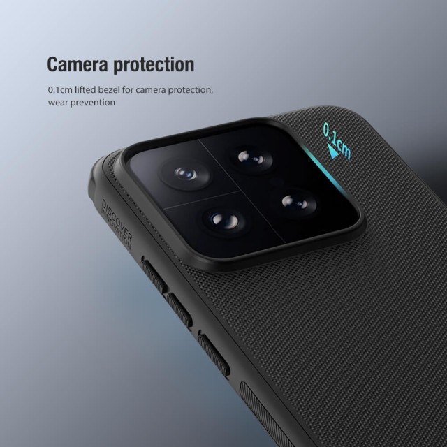 NILLKIN θήκη Super Frosted Shield Pro για Xiaomi 14, μαύρη