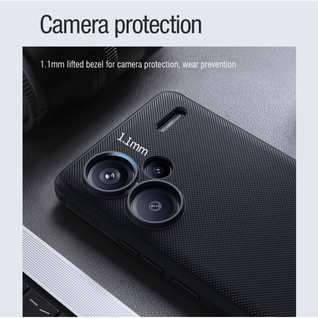 NILLKIN θήκη Super Frosted Shield Magnetic Xiaomi Note 13 Pro Plus μαύρη