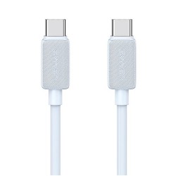 USAMS καλώδιο USB-C σε USB-C US-SJ691, 60W, 480Mbps, 1m, μπλε