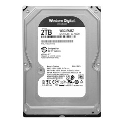 WD σκληρός δίσκος 3.5" Purple Surveillance 2TB, 64MB, 5400RPM, 6Gb/s, FR