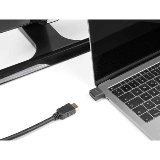 DELOCK αντάπτορας USB-C σε HDMI 64256, 4K/30Hz, μαύρος